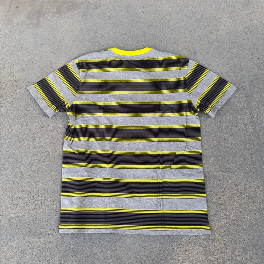 HUF Worldwide Men Travis Knit Striped T-Shirt Size Medium - Picture 6 of 6
